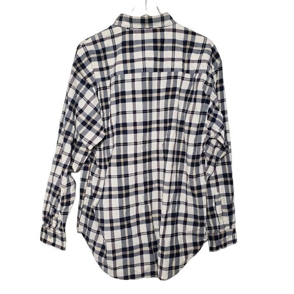 NEW Bugle Boy Plaid Shirt Vintage 100% Cotton Long Sleeve Button Down Mens XL - Picture 8 of 10